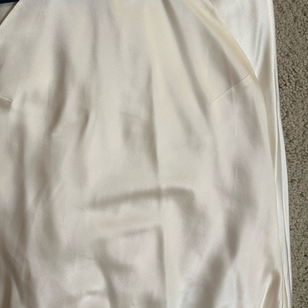 Reformation Cream Silk Maxi Dress - Picture 13 of 13